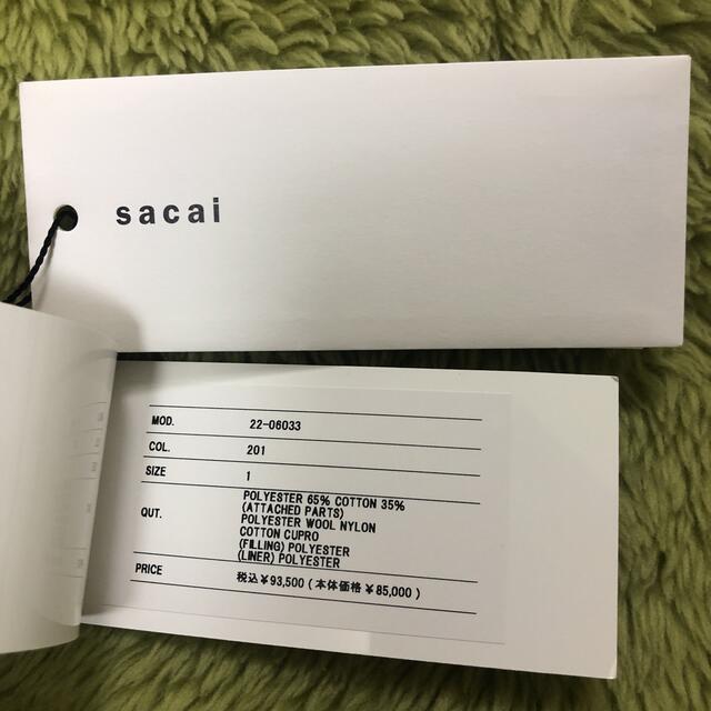 sacai(サカイ)のsacai サカイ 22SS 新作ドレス サイズ1 完売品 新品未使用 レディースのワンピース(ひざ丈ワンピース)の商品写真