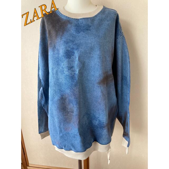 ZARA(ザラ)のZARA メンズ　ルーズフィットスエットシャツ　L メンズのトップス(スウェット)の商品写真