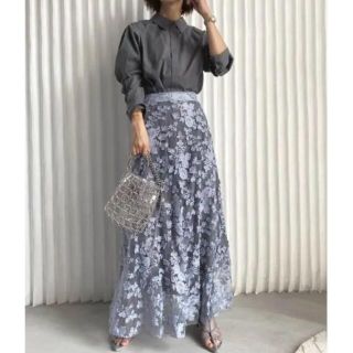 Ameri VINTAGE - 即完売品！アメリ LACE LAYERED SHIRT DRESSの通販 by ...