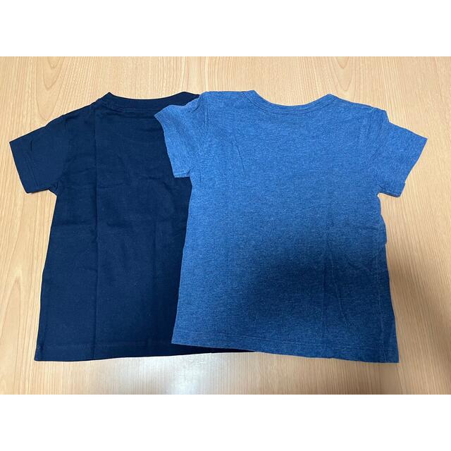 MUJI (無印良品)(ムジルシリョウヒン)の無印良品 無地Tシャツ 2枚セット キッズ/ベビー/マタニティのキッズ服男の子用(90cm~)(Tシャツ/カットソー)の商品写真