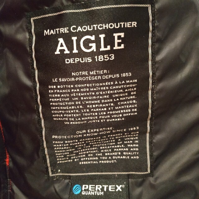AIGLE(エーグル)のAIGLE エーグル 中綿ジャケット PARTEX QUANTUM メンズのジャケット/アウター(ブルゾン)の商品写真