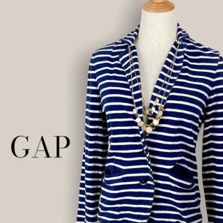 ギャップ(GAP)の【人気◎春秋向け◎】　ギャップ　Gap　ボーダーカーディガン　フェミニン　M(カーディガン)