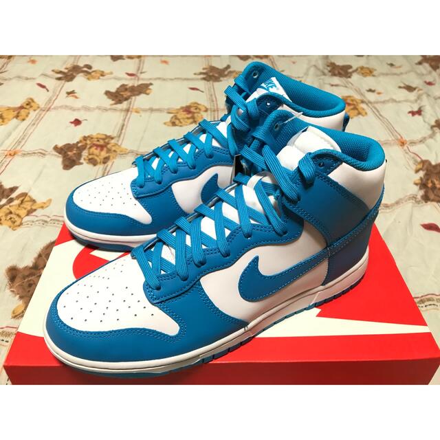 NIKE DUNK HIGH RETRO LASER BLUE 29cm - スニーカー