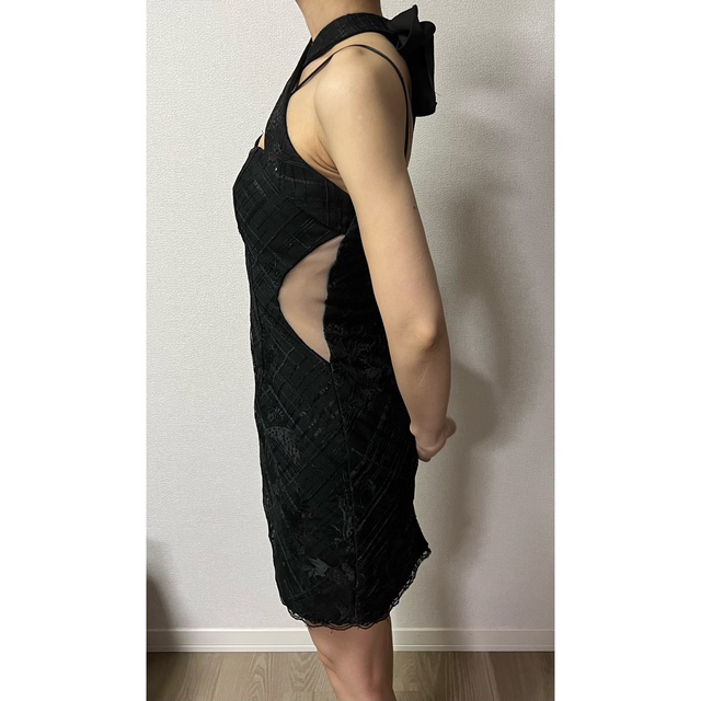 ROBE(ローブ)のMary様専用　ローブドフルールグロッシー　ミニドレス レディースのフォーマル/ドレス(ミニドレス)の商品写真