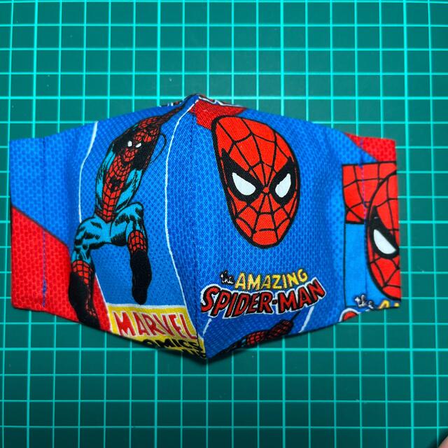 MARVEL(マーベル)の205、スパイダーマン　マーベルキッズインナーマスク　ハンドメイド　幼児 ハンドメイドのキッズ/ベビー(外出用品)の商品写真