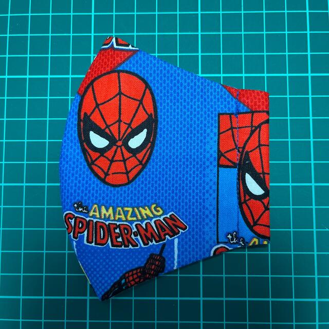 MARVEL(マーベル)の205、スパイダーマン　マーベルキッズインナーマスク　ハンドメイド　幼児 ハンドメイドのキッズ/ベビー(外出用品)の商品写真