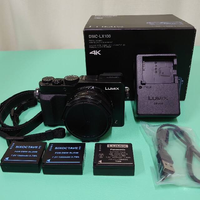 Panasonic(パナソニック)のPanasonic　LX DMC-LX100　美品　予備バッテリー付 スマホ/家電/カメラのカメラ(コンパクトデジタルカメラ)の商品写真