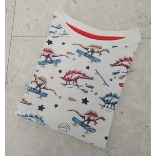 ネクスト(NEXT)の英国ブランド Nutmeg 恐竜 ダイナソーのTシャツ トップス 2～3歳(Tシャツ/カットソー)