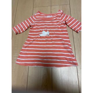 ベビーギャップ(babyGAP)のボーダーワンピース　90(ワンピース)