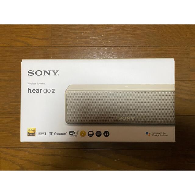 SONY(ソニー)のソニー ワイヤレスポータブルスピーカー SRS-HG10 N ペールゴールド(1 スマホ/家電/カメラのオーディオ機器(スピーカー)の商品写真