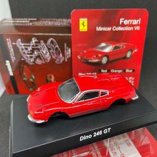 フェラーリ(Ferrari)の1/64 京商 フェラーリコレクション7 Dino 246GT 赤 39C1(ミニカー)