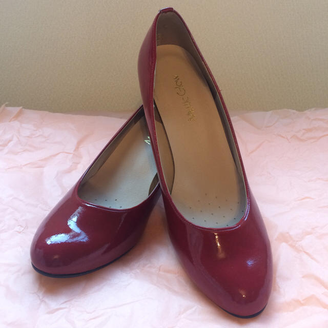 Mystic Glow  RED エナメルパンプス レディースの靴/シューズ(ハイヒール/パンプス)の商品写真