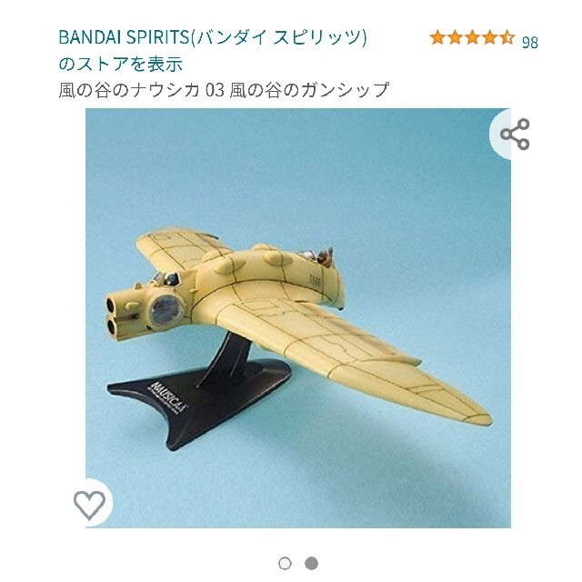 バンダイスピリッツ 1/72 風の谷のガンシップ(風の谷のナウシカ バンダイスピリッツ 1/72 風の谷のガンシップ(風の谷のナウシカ
