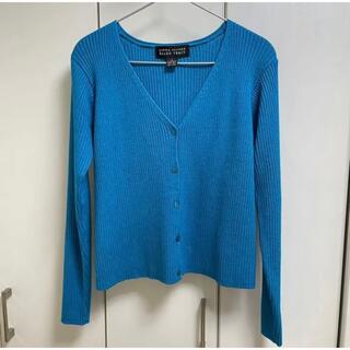 ロキエ(Lochie)のVintage knit cardigan リブニットカーディガン(カーディガン)