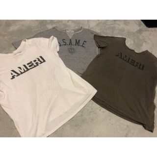 アメリカーナ(AMERICANA)のAmericana ロゴTシャツ♡３枚セット(Tシャツ(半袖/袖なし))