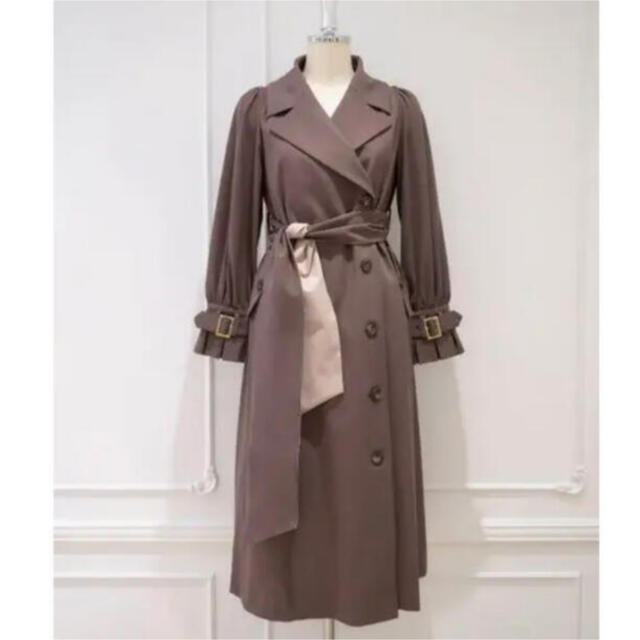 Her lip to(ハーリップトゥ)のherlipto  Belted Dress Trench Coat レディースのジャケット/アウター(トレンチコート)の商品写真