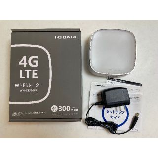 アイオーデータ(IODATA)のIODATA 4G LTE Wi-Fiルーター WN-CS300FR 中古(PC周辺機器)