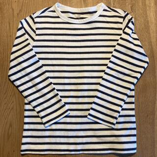 ユニクロ(UNIQLO)のユニクロ キッズ ボーダーカットソー ロンT(Tシャツ/カットソー)