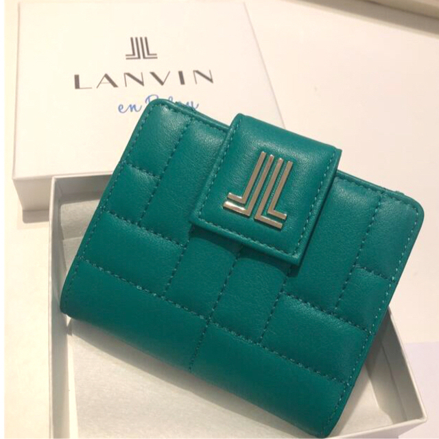 【新品未使用】ランバン　LANVIN  ミニ財布　二つ折り財布