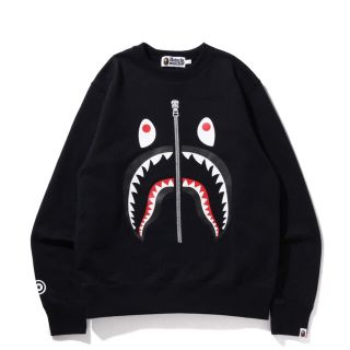 アベイシングエイプ(A BATHING APE)のベイプ　スウェット　ブラック　XL(スウェット)