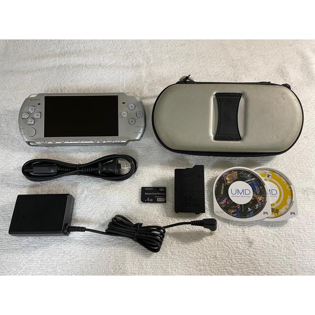 エンタメ/ホビー良品　PSP-3000  ミスティックシルバー