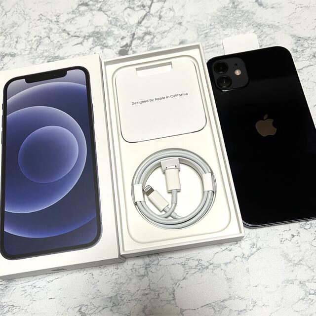 人気ブランドを iPhone - iPhone12 64GB ブラック SIMフリー 新品未使用 スマートフォン本体