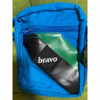 シュプリーム(Supreme)のBRAVO ブラボー / ミニショルダーポーチ サコッシュ  ブルー(ショルダーバッグ)