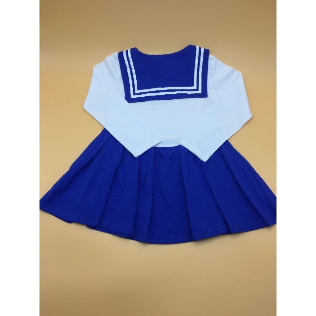 0033✨新品✨セーラー服　かわいい✨コスプレ　衣装ワンピース100cm キッズ/ベビー/マタニティのキッズ服女の子用(90cm~)(ワンピース)の商品写真