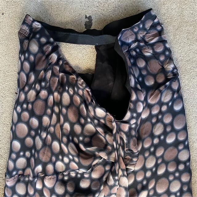 Rick Owens Dot Pattern Silk Skirt