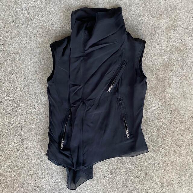 rickowens リックオウエンス 変形 レザージレベスト