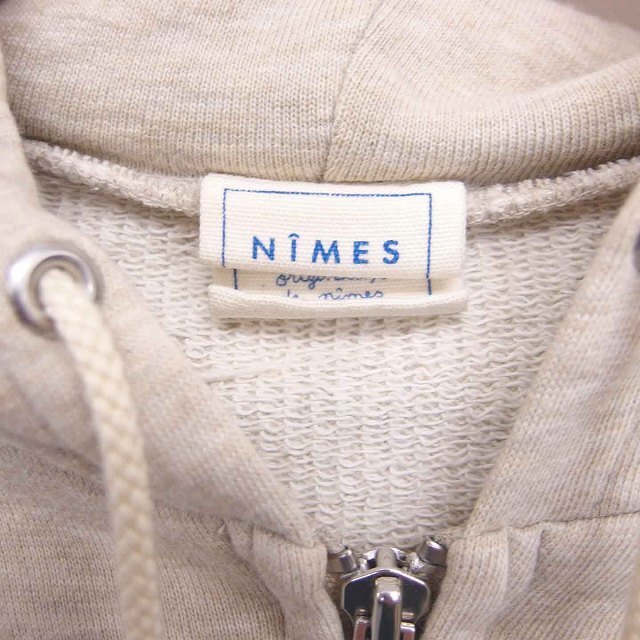 NIMES(ニーム)のニーム NIMES パーカー ジップアップ 無地 シンプル 綿 コットン 長袖 エンタメ/ホビーのコスプレ(その他)の商品写真