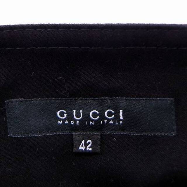 Gucci(グッチ)のグッチ GUCCI 国内正規 スカート ひざ丈 タイト スリット ステッチ 42 エンタメ/ホビーのコスプレ(その他)の商品写真