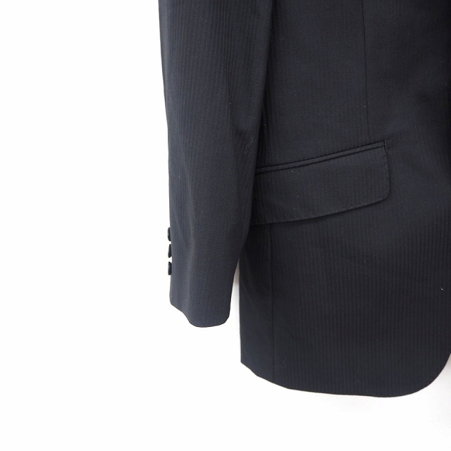 PAZZO(パッゾ)のパッゾ PAZZO テーラードジャケット アウター ストライプ 肩パッチ 長袖 エンタメ/ホビーのコスプレ(その他)の商品写真