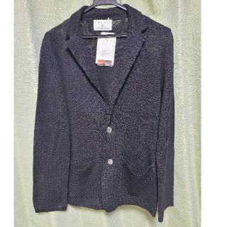 ユナイテッドアローズグリーンレーベルリラクシング(UNITED ARROWS green label relaxing)の【green label relaxing】リネンノッチカーディガン　Mサイズ(カーディガン)