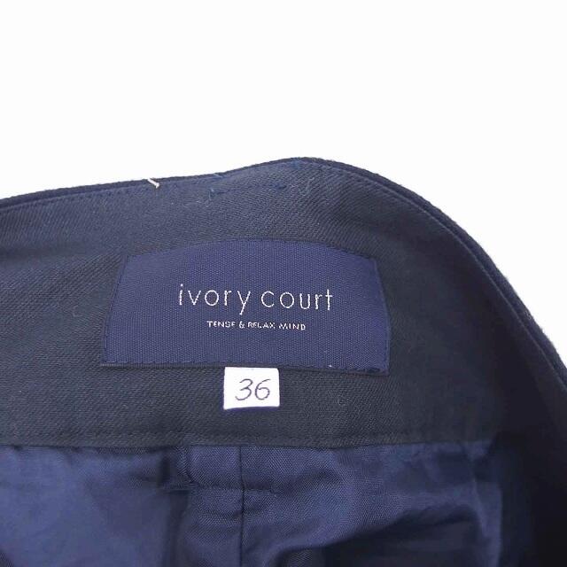 ivory court(アイボリーコート)のアイボリーコート ivory court タイト スカート 膝下丈 ウール 無地 エンタメ/ホビーのコスプレ(その他)の商品写真