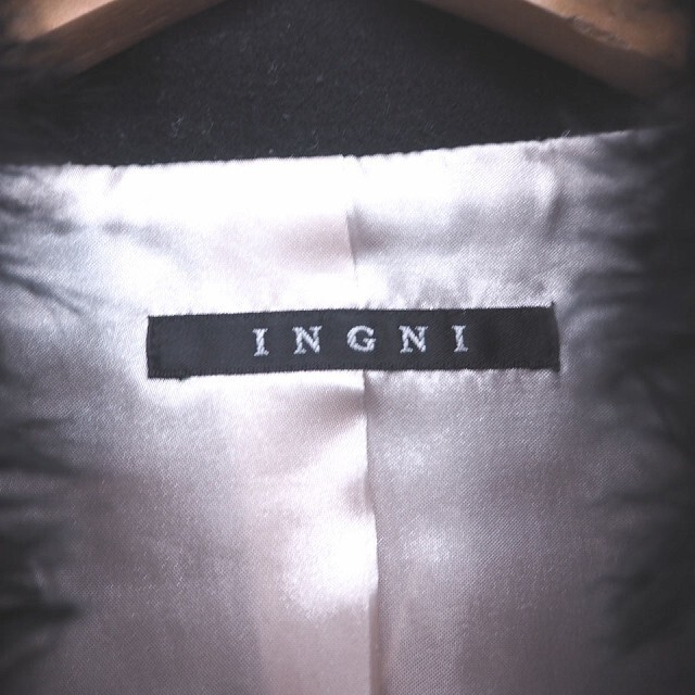 INGNI(イング)のイング INGNI コート アウター ロング ファー ウール 無地 シンプル エンタメ/ホビーのコスプレ(その他)の商品写真