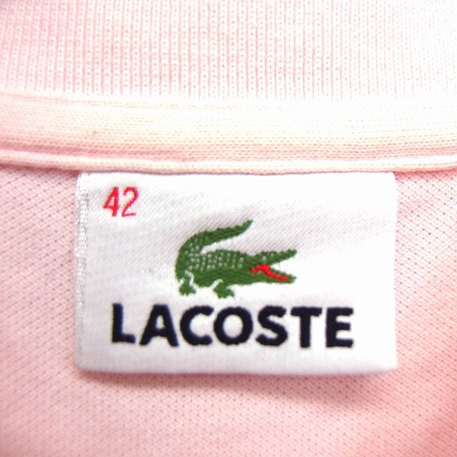 LACOSTE(ラコステ)のラコステ LACOSTE 国内正規品 ポロシャツ ロゴ 半袖 コットン 綿 42 エンタメ/ホビーのコスプレ(その他)の商品写真