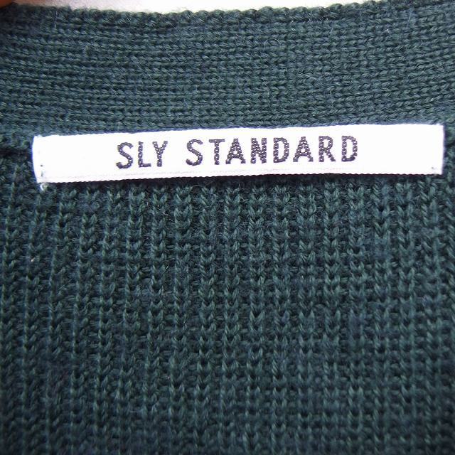 SLY(スライ)のスライ SLY STANDARD ニット セーター Vネック 長袖 無地 ウール エンタメ/ホビーのコスプレ(その他)の商品写真