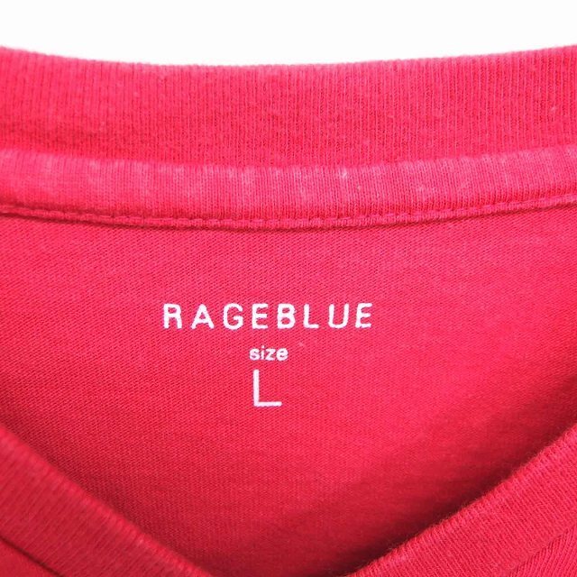 RAGEBLUE(レイジブルー)のレイジブルー RAGEBLUE Tシャツ カットソー Vネック 無地 シンプル エンタメ/ホビーのコスプレ(その他)の商品写真