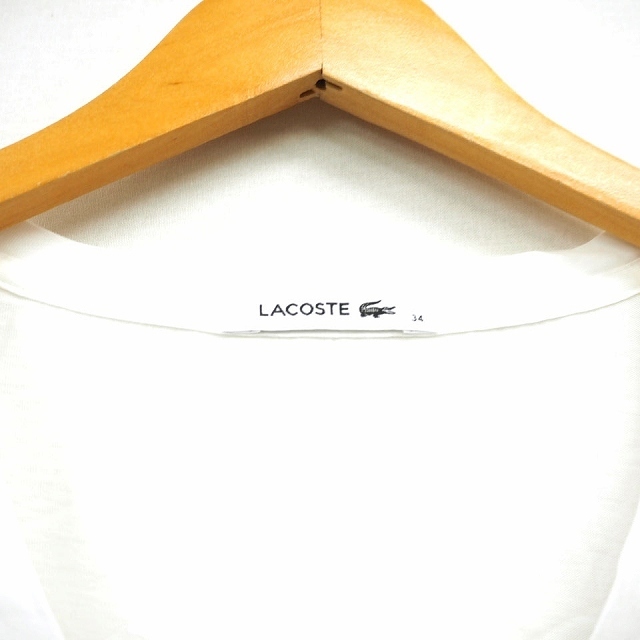 LACOSTE(ラコステ)のラコステ LACOSTE 国内正規品 Tシャツ カットソー 無地 ロゴ刺繍 Vネ エンタメ/ホビーのコスプレ(その他)の商品写真