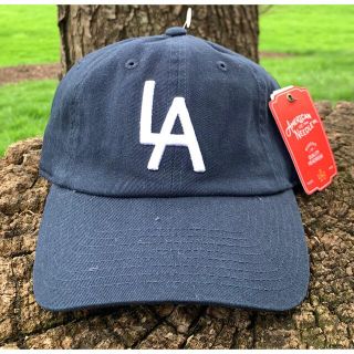 【新品】LA /American Needle製/ Free/ ネイビー(キャップ)