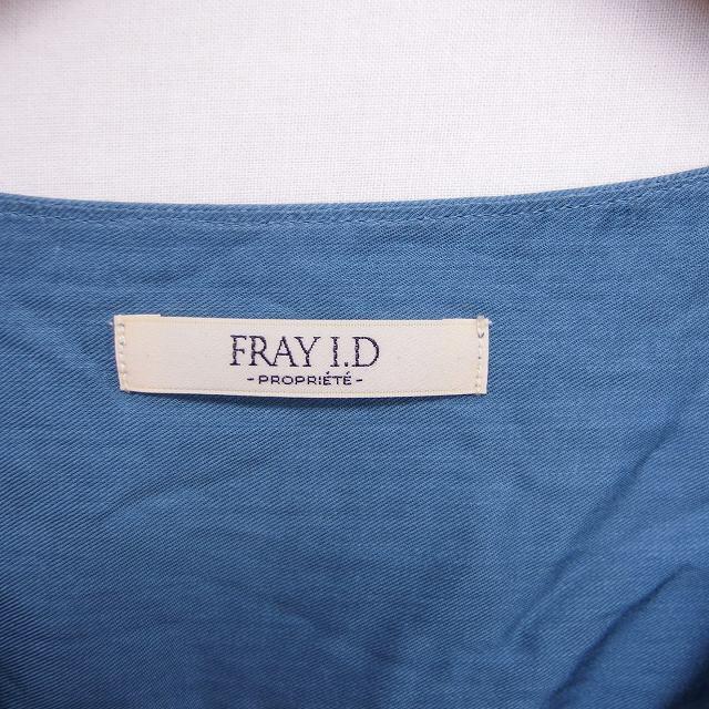 FRAY I.D(フレイアイディー)のフレイアイディー FRAY I.D カットソー ブラウス ハーフボタン ウエスト エンタメ/ホビーのコスプレ(その他)の商品写真