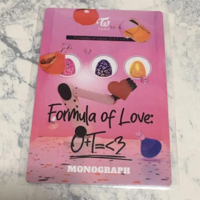 TWICE formula of love monograph トレカ セット