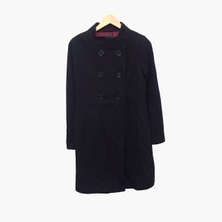 シスレー(Sisley)のシスレー SISLEY アウター ノーカラーコート ミドル 無地 38 ブラック(その他)