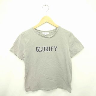 グローバルワーク(GLOBAL WORK)のグローバルワーク GLOBAL WORK Tシャツ カットソー  丸首 英字 綿(Tシャツ(半袖/袖なし))