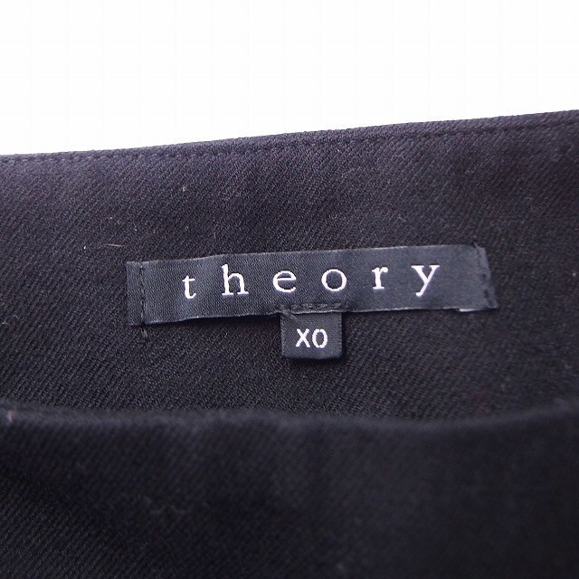 theory(セオリー)のセオリー theory スカート フレア ひざ丈 無地 シンプル ウール X0 レディースのスカート(ひざ丈スカート)の商品写真