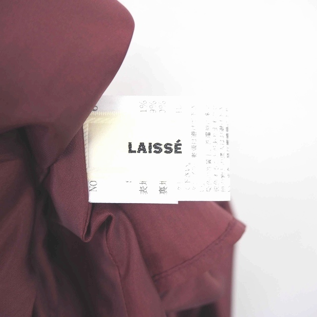 LAISSE PASSE(レッセパッセ)のレッセパッセ LAISSE PASSE スカート フレア ひざ丈 バックジップ レディースのスカート(ひざ丈スカート)の商品写真