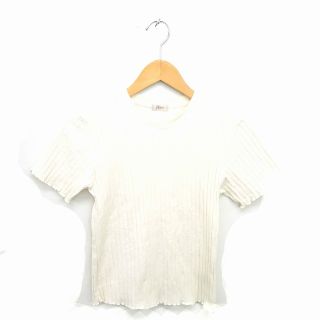 フラワー(flower)のフラワー FLOWER カットソー Tシャツ 丸首 無地 シンプル 綿 コットン(カットソー(半袖/袖なし))