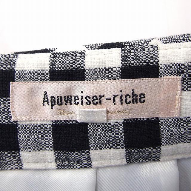 Apuweiser-riche(アプワイザーリッシェ)のアプワイザーリッシェ Apuweiser-riche スカート リボン チェック レディースのスカート(ミニスカート)の商品写真