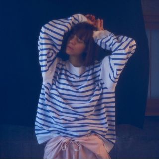 コモリ(COMOLI)のOUTIL ウティ TRICOT AAST パネルボーダー バスクシャツ(Tシャツ/カットソー(七分/長袖))